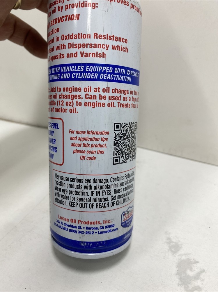 Lucas Oil Low Viscosity Stabilizer 12 Oz. LUC11097
