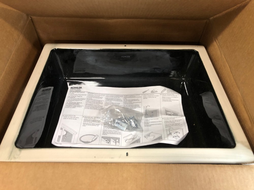 Kohler Verticyl 19-13/16" Rectangular Undermount Sink with Vertical Sides & Over