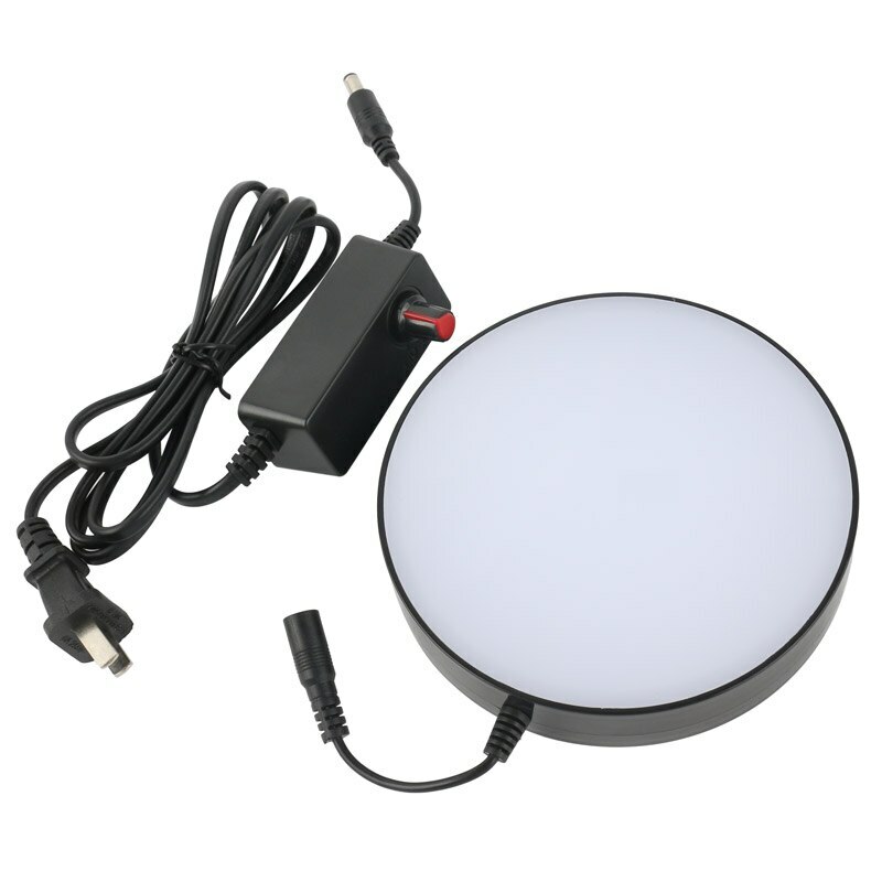 100V-240V Adjustable Brightness LED Ring Bottom Light Source Stereo Microscope