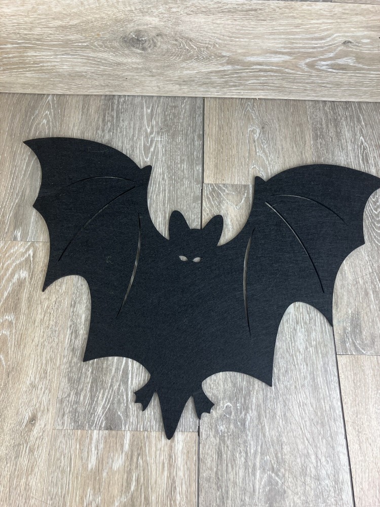 Halloween Felt Skull Bat Ghost Cut Out Wall Hanging