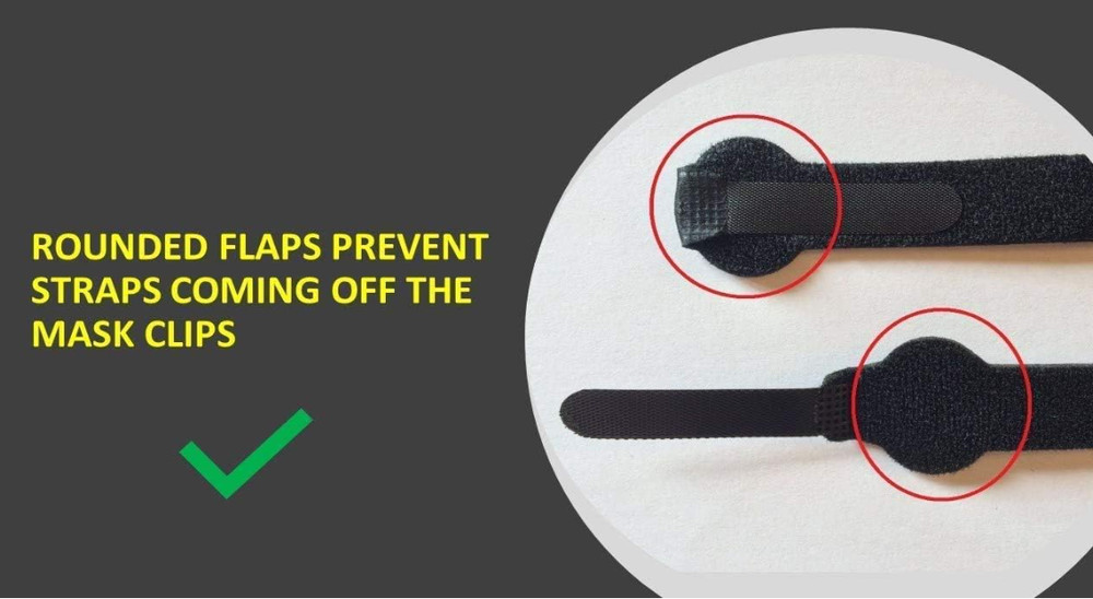 CPAP Headgear Strap for ResMed & Philips, Adjustable Replacement (No Clips)