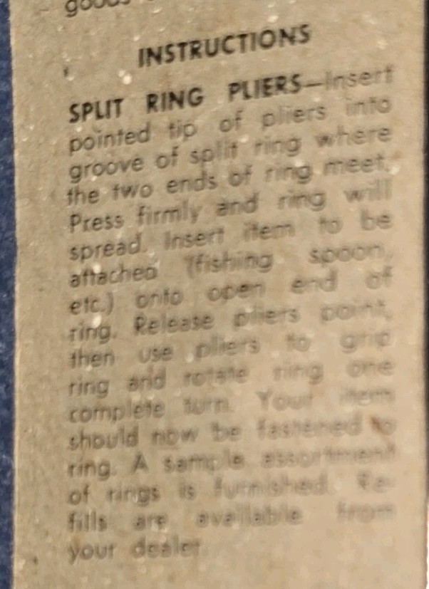 Worth Vintage Split Ring Pliers Crimping Tool Split Rings Included 🇺🇸 NOS