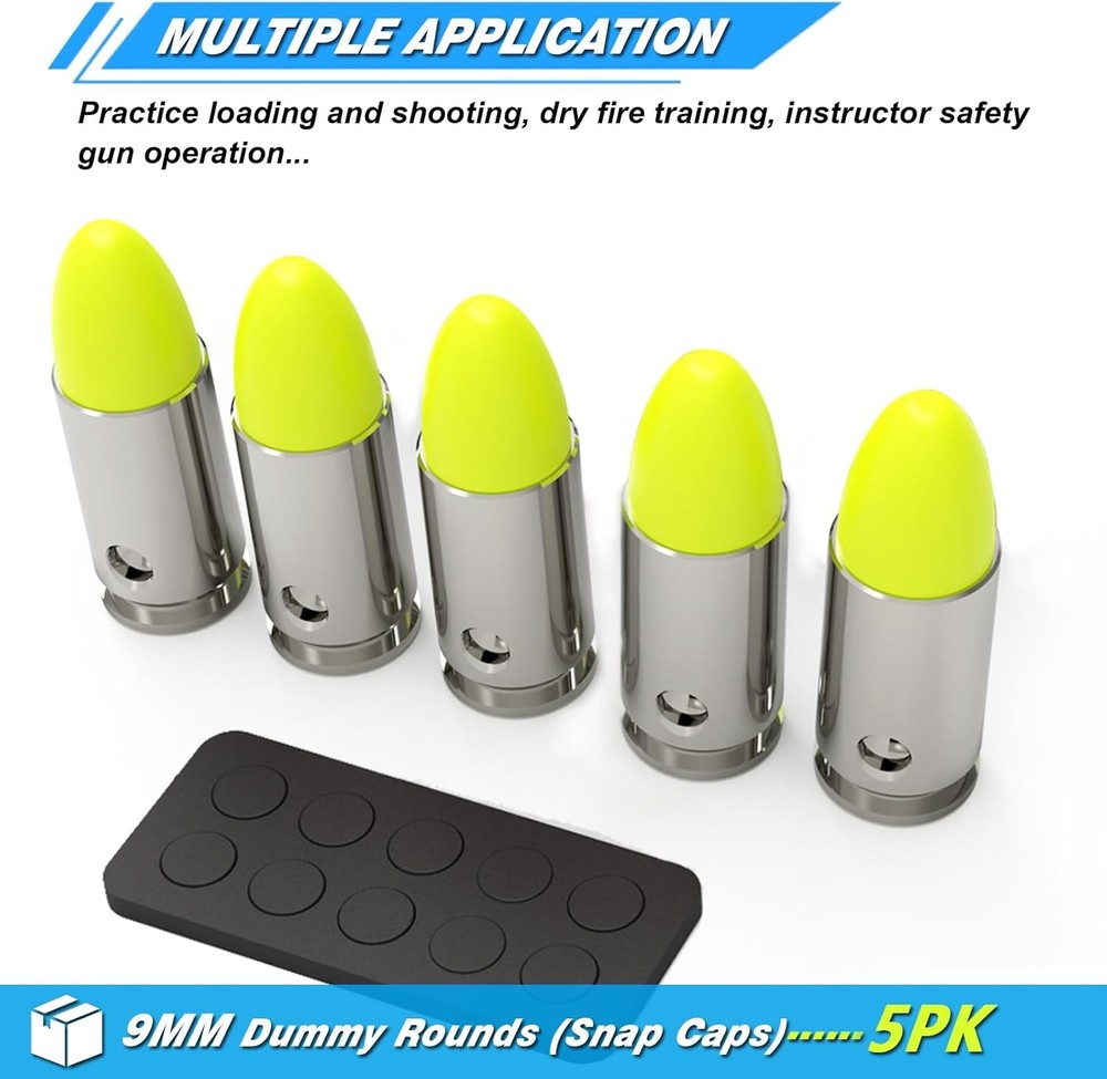 Artemis Snap Caps Training Dummy Rounds Reusable Multiple Styles with Close to R
