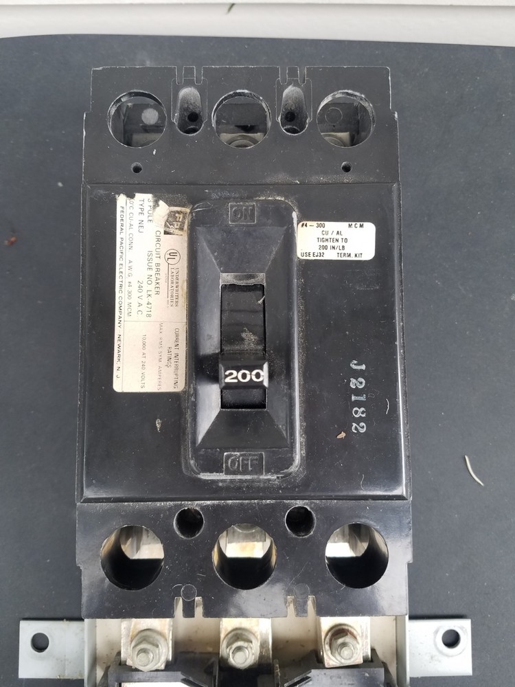 FPE Panel Interior Replacement 3 Phase 200a 42 Space