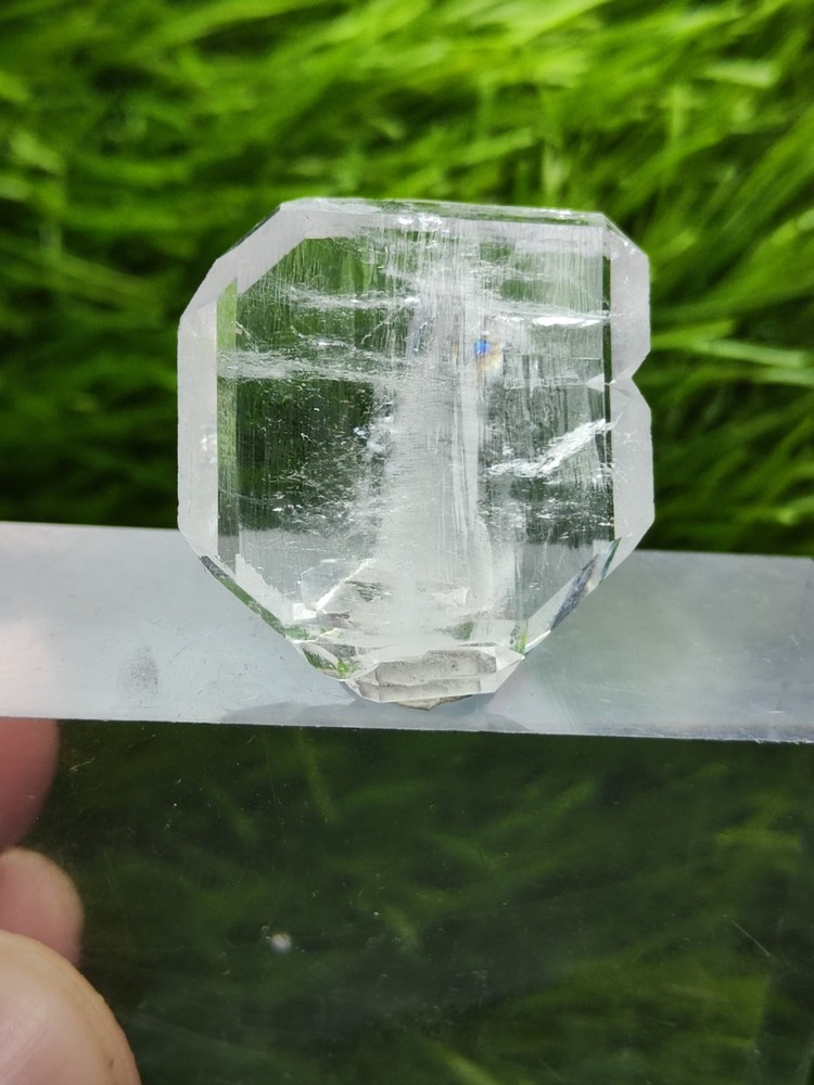 Faden Quartz DT Transparent Crystal Has Good Luster & Nice Termination