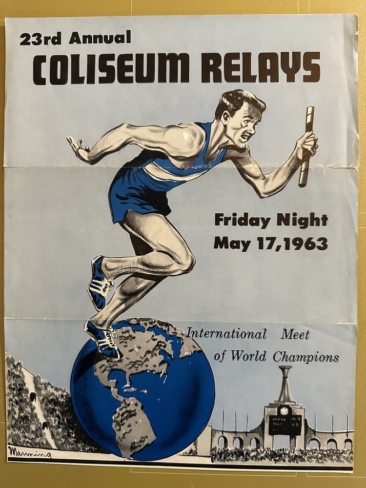 May 17 1963 Coliseum Relays Track & Field Program 23rd Annual