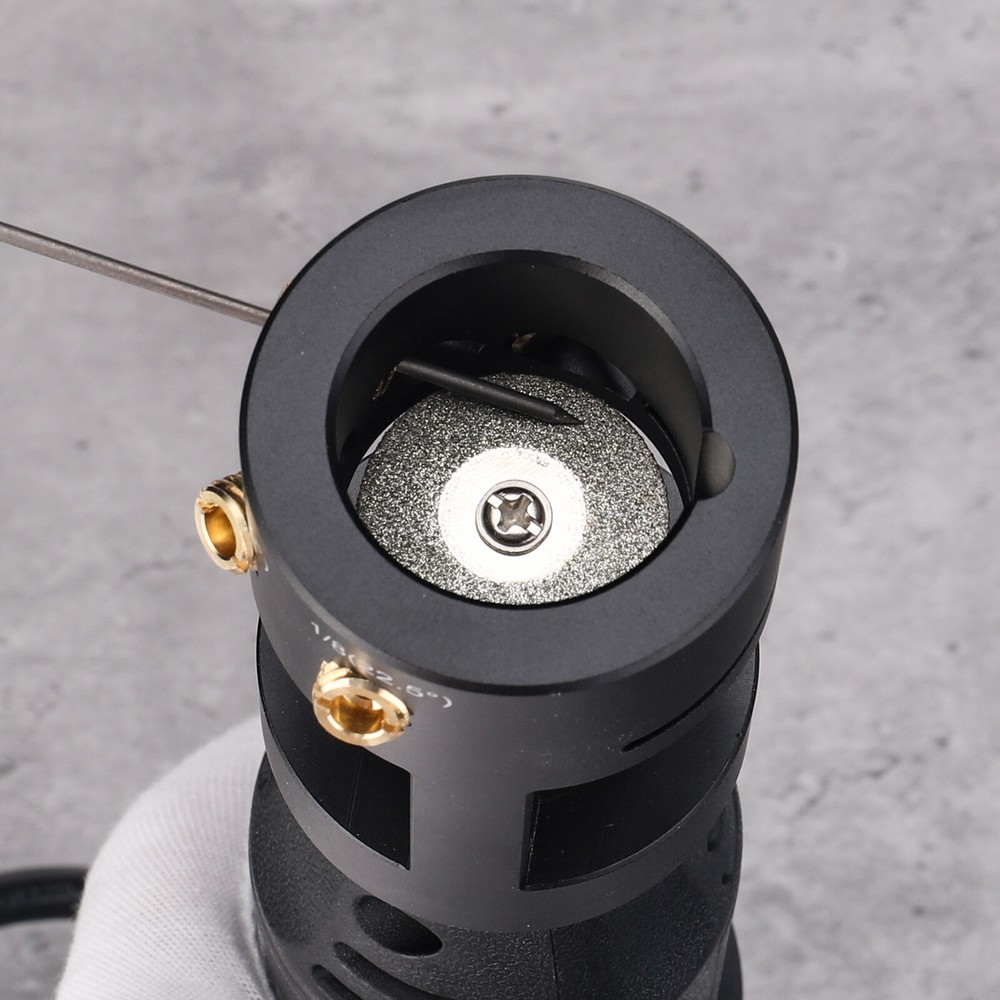 TIG Welding Tungsten Sharpener Grinder Multi-Angle & 4 Guides Offsets Head Tool