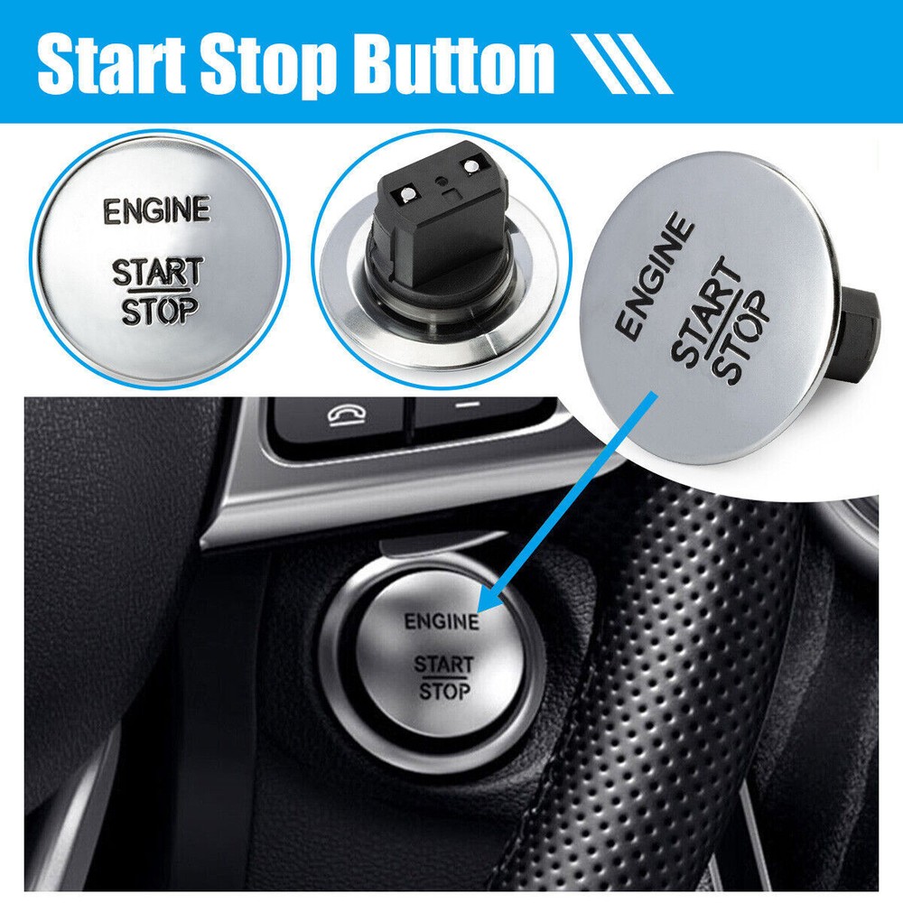 For Mercedes-Benz Push To Start Button Keyless Go Engine Start Stop Push Button