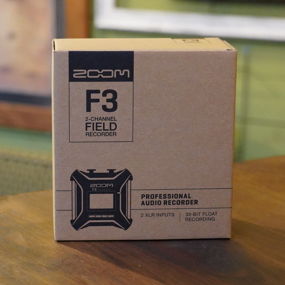 Zoom F3 Field Recorder 2 Channel Input 32bit Float Recording Black