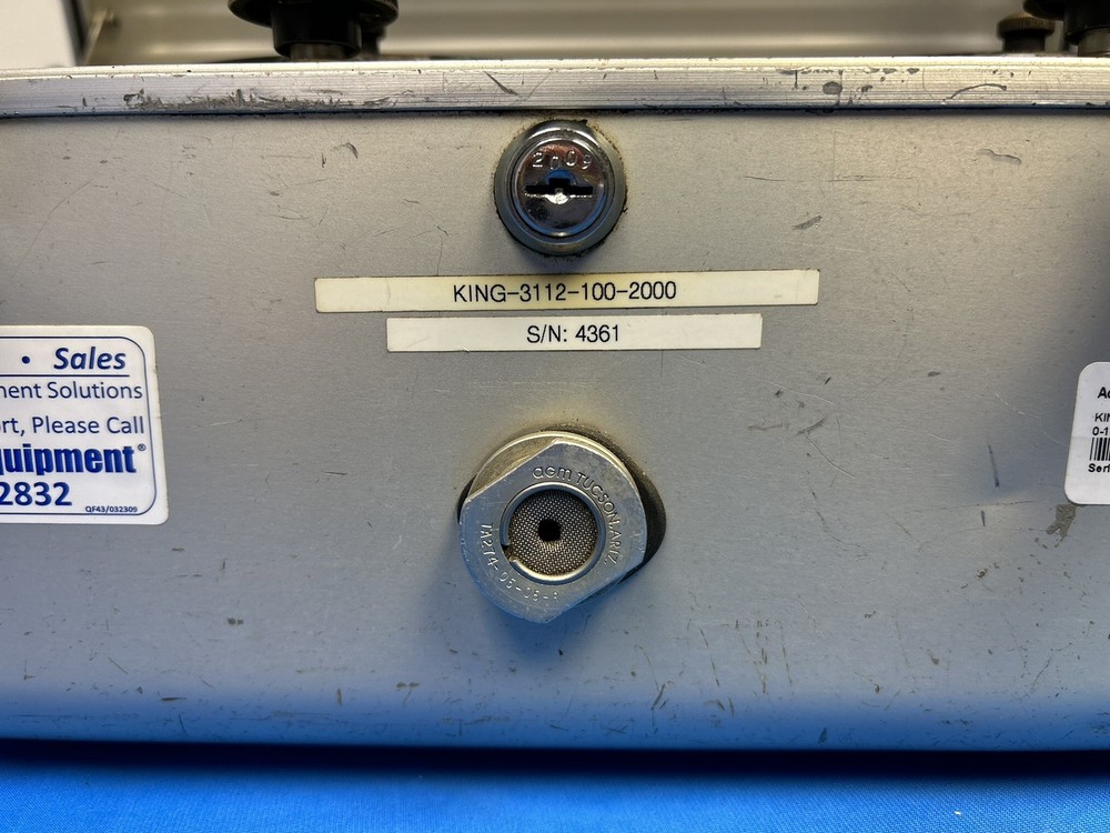 King Nutronics 3112 | 0-100/2000 psi Pressure Calibrator w/Nitrogen Source