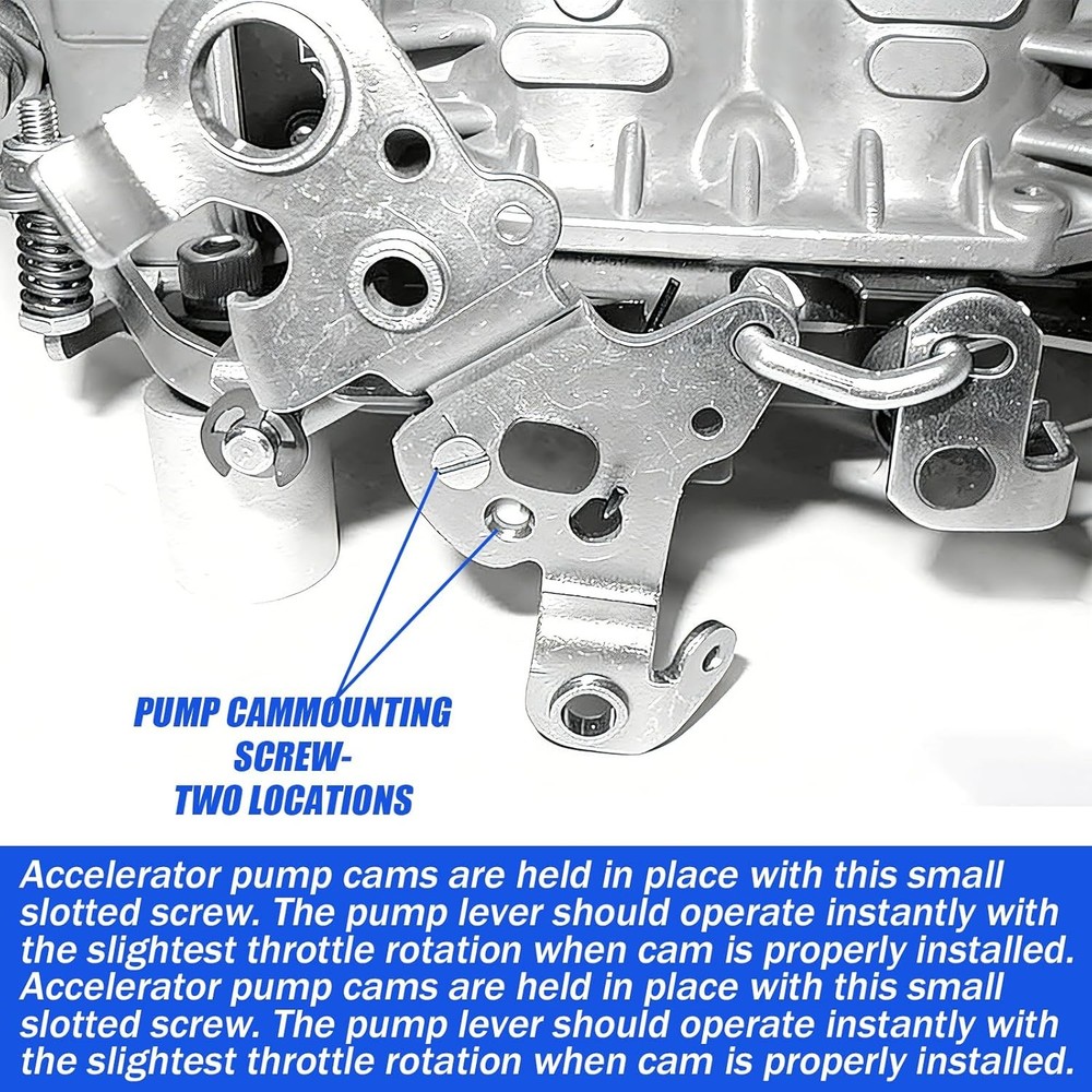 20-12 Accelerator Pump Cam Assortment Kit, 8 Color-Coded Accelerator Pump Cams,