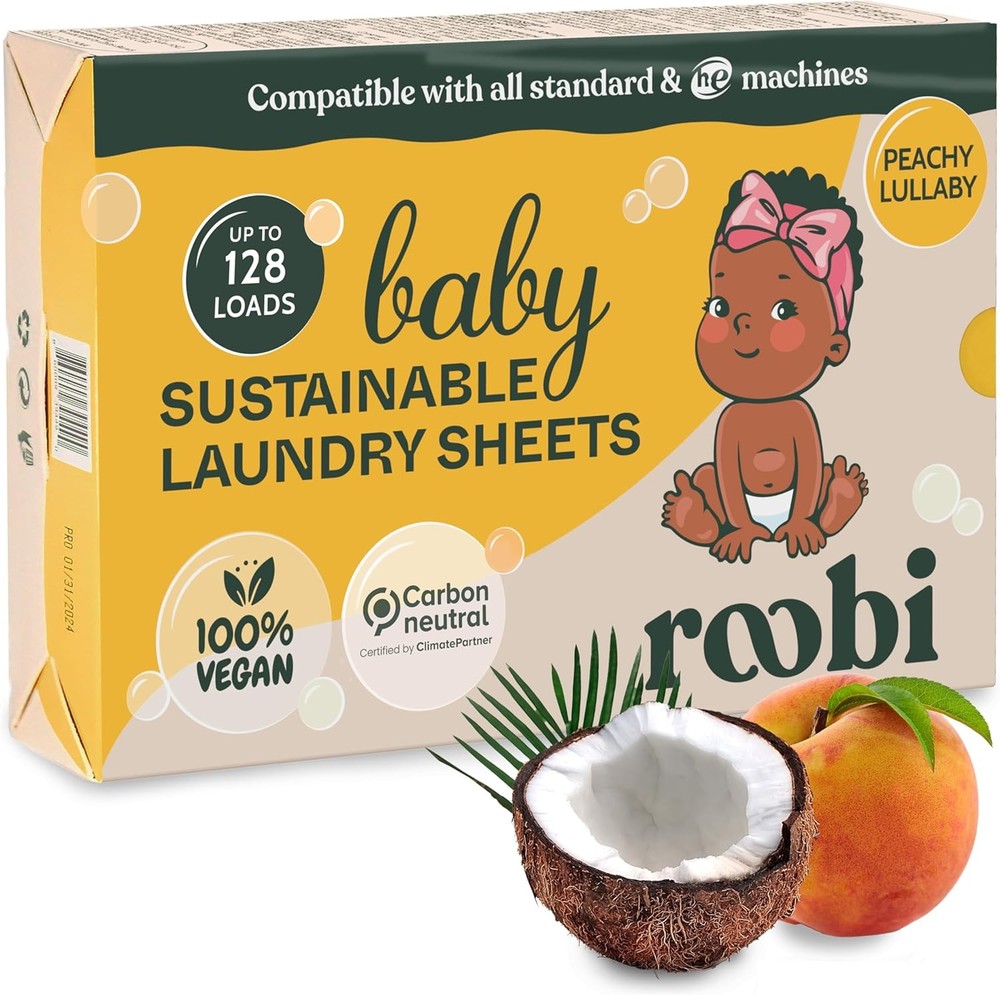 Baby Laundry Deternt Sheets. Specially Formulated for Sensitive