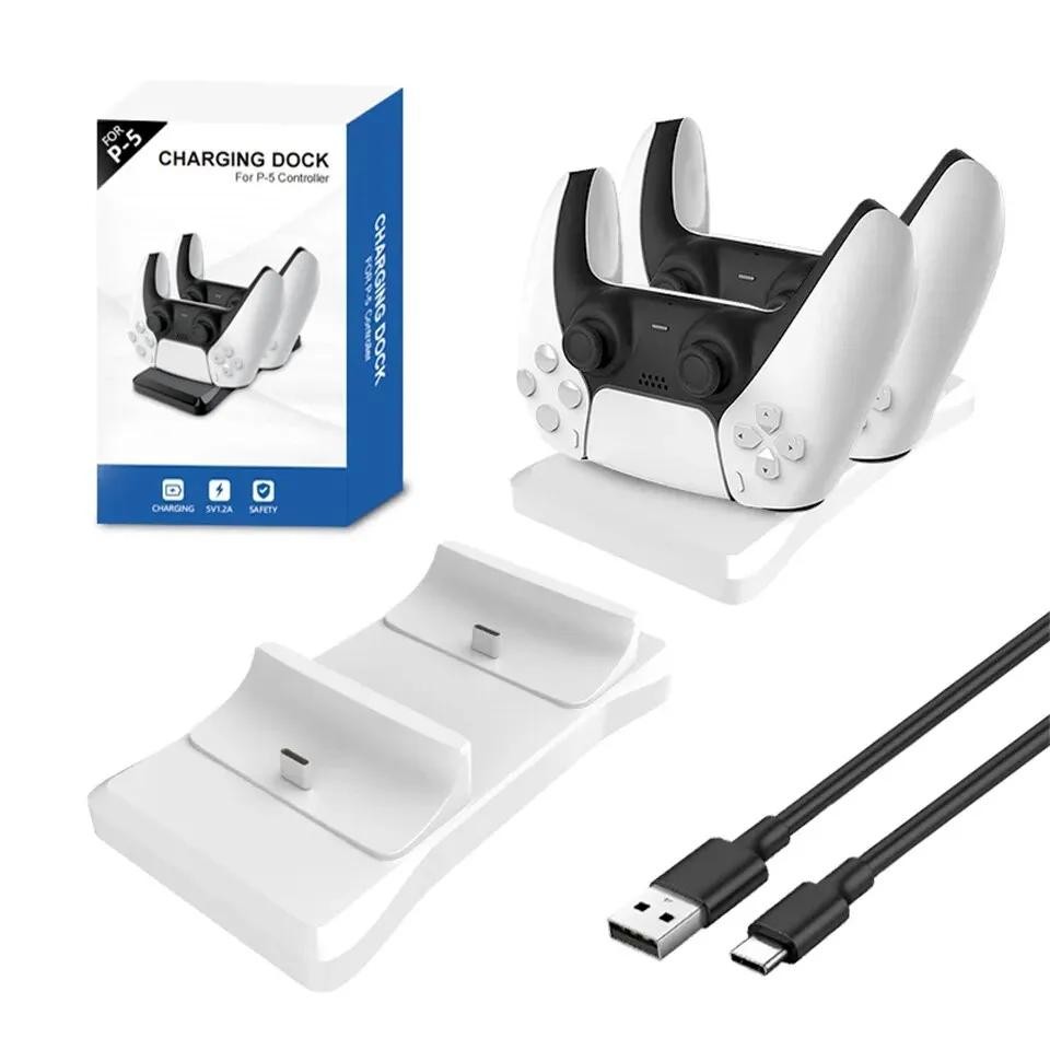 Dual Controller Charging Stand for Playstation 5 Controller Charger