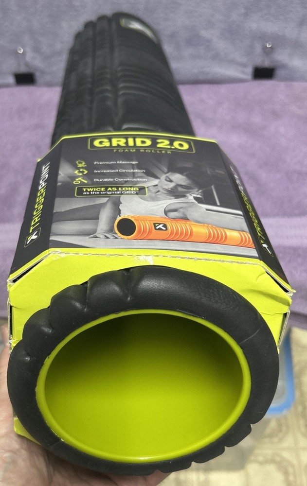 TRIGGERPOINT Performance Therapy Grid Patented Multi-Density Foam Massage Roller