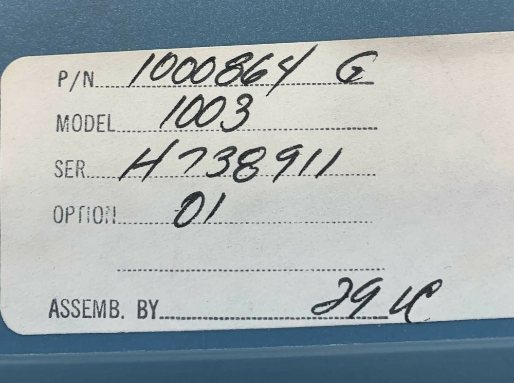 ROSEMOUNT MODEL 1003 PH ANALYZER