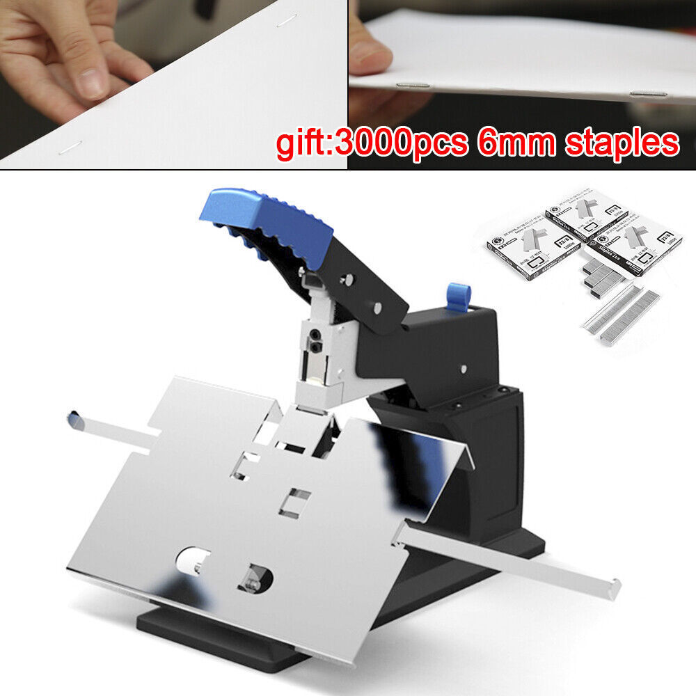 Manual Desktop Office Saddle Stitcher Saddle Stitching Stapler Binding Machine