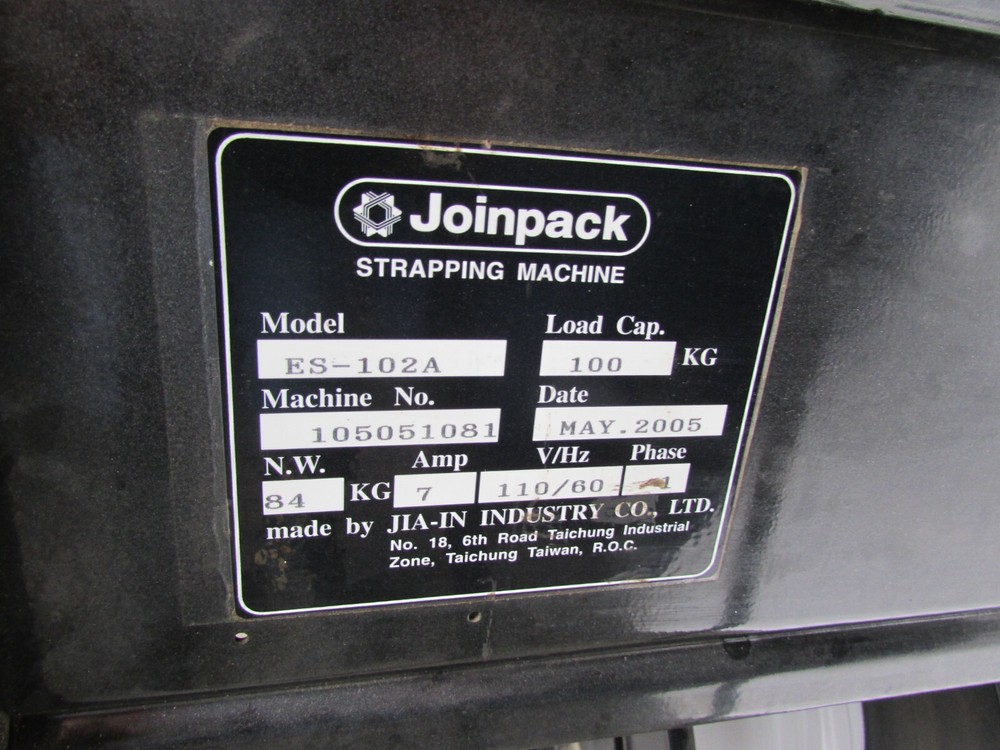 Joinpack Strapping Machine Model ES-102A Poly Chem PC120