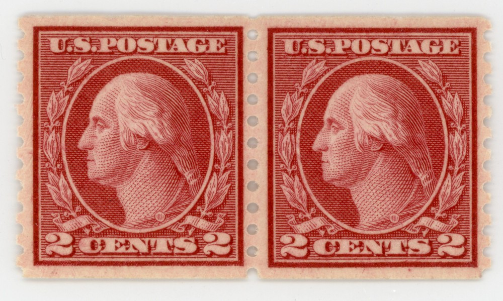 US #492 Coil Pair | Unused OG | Extra Fine