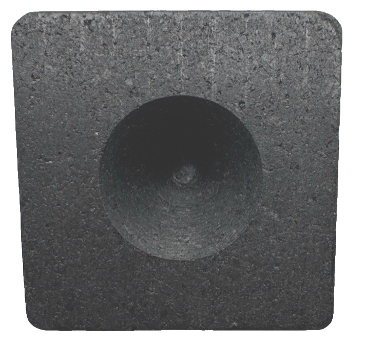 Graphite Ingot Mold For Casting 1 oz Silver Cone