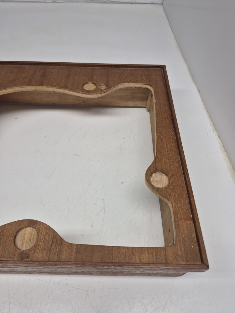 Vintage Wooden Turntable Base