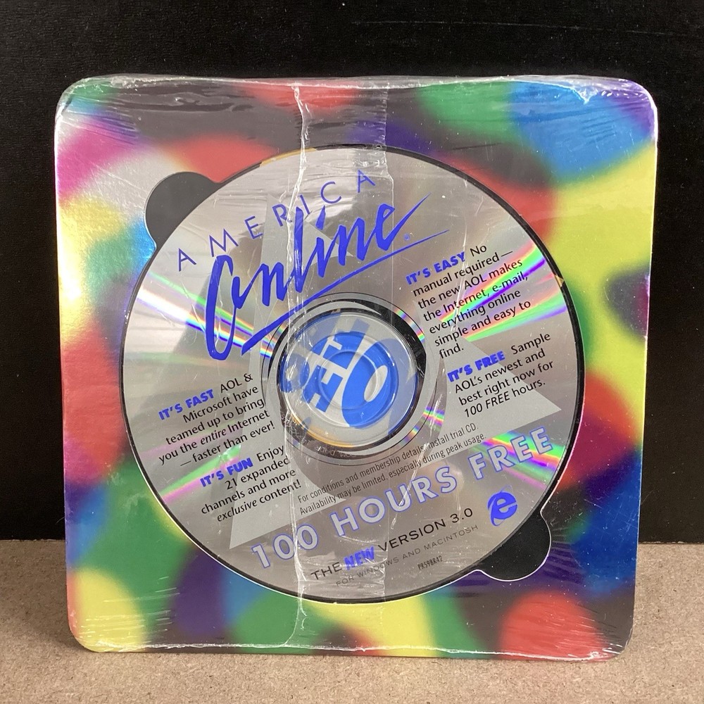 Vintage AOL Version 3.0 Installation CD-ROM