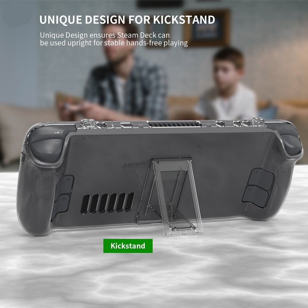 Back Case Shell Crystal Shell For Steam Deck Crystal Protective Game Console f