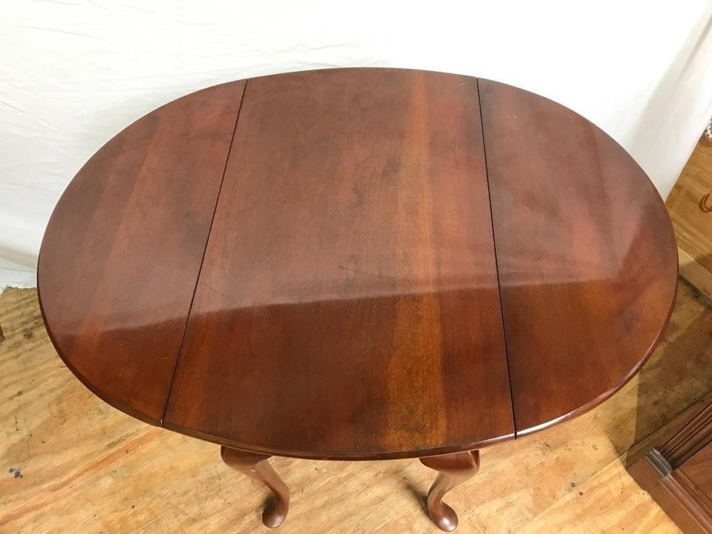 Cherry Queen Anne Drop Leaf Table