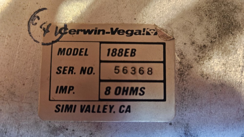 Cerwin Vega 188 EB 18" Speaker