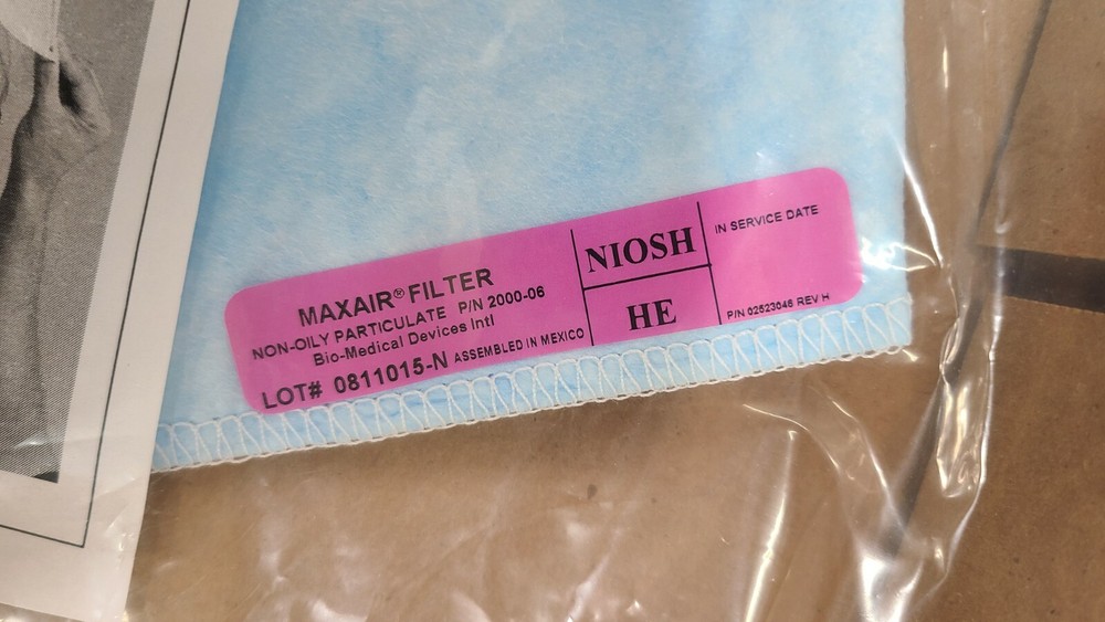 MaxAir Systems Particulate HE Filter Part number 2000-06