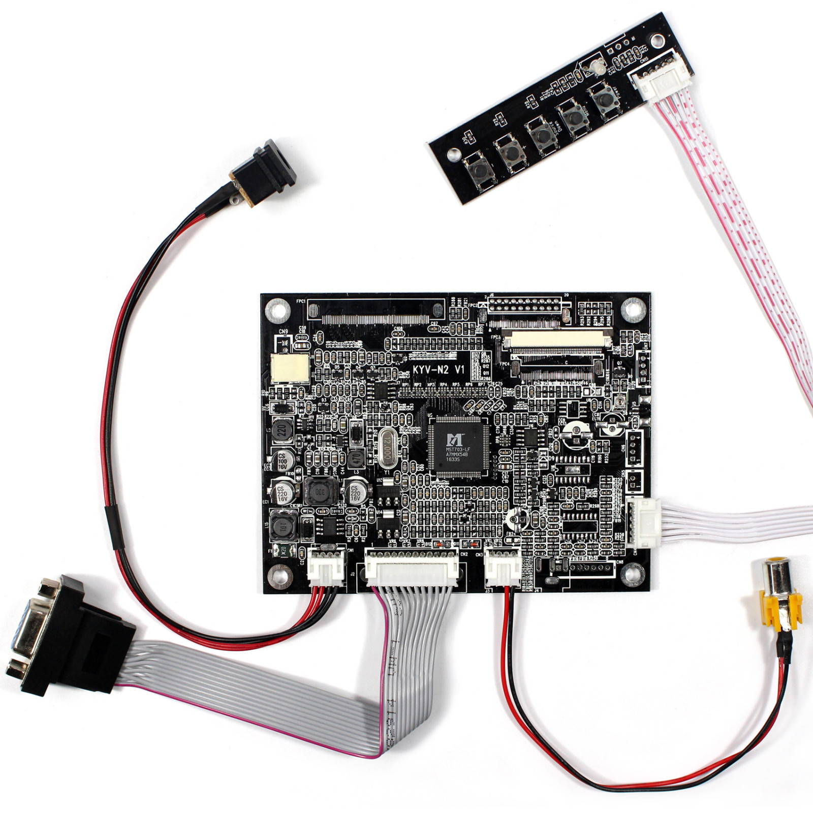VGA+AV LCD Controller Board KYV-N2 V1 For 8" EJ080NA-05B EJ080NA-05A 800x600 LCD