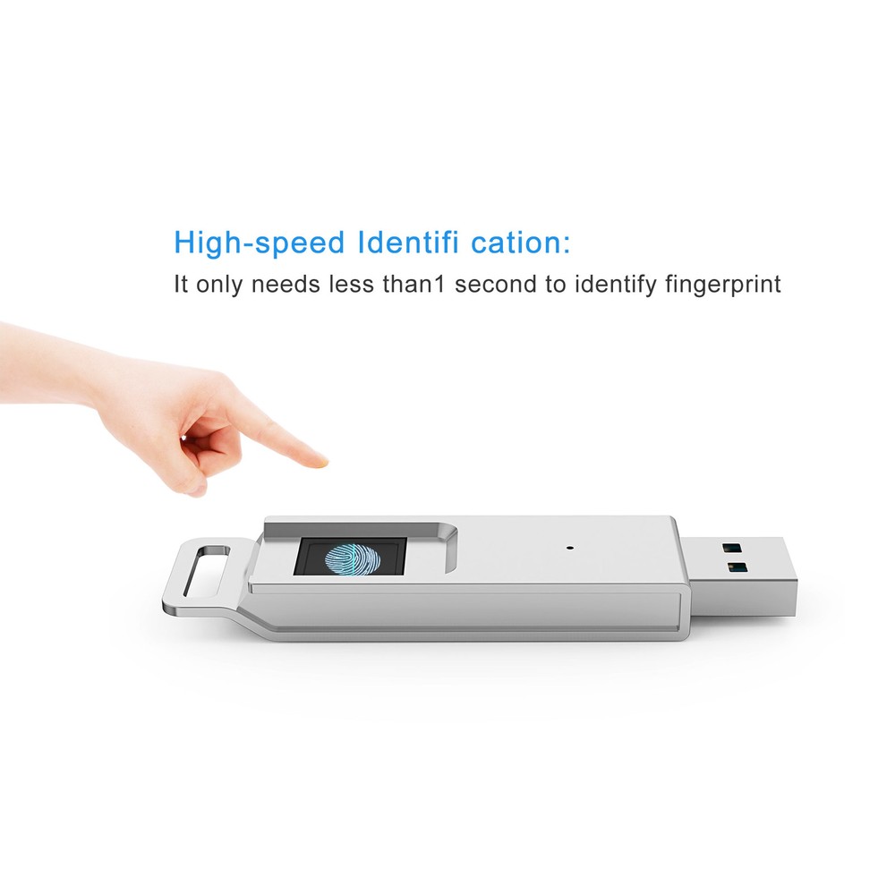 32G/128G Security Recognition Fingerprint Encrypted High tech USB3.0 Flash Drive