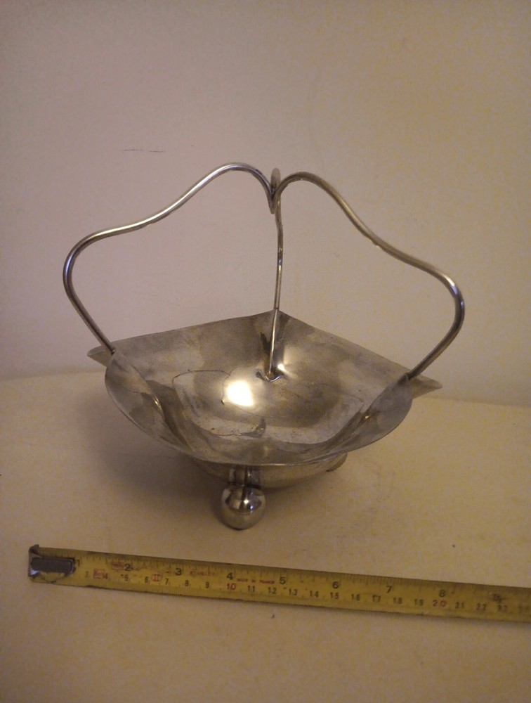 Vintage Silver Plated Nut Or Fruit Bowl