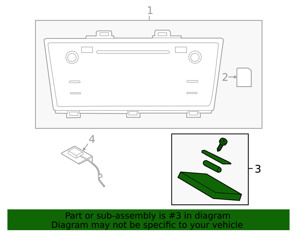 Genuine Subaru Control Module 86229AL20A