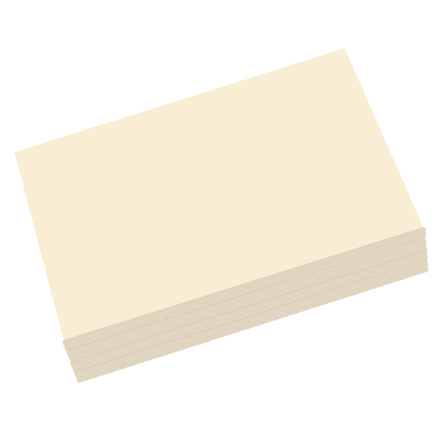 8.5”x 11” Cream Art Drawing Paper for Painting Construction 8.5x11 70P, beige