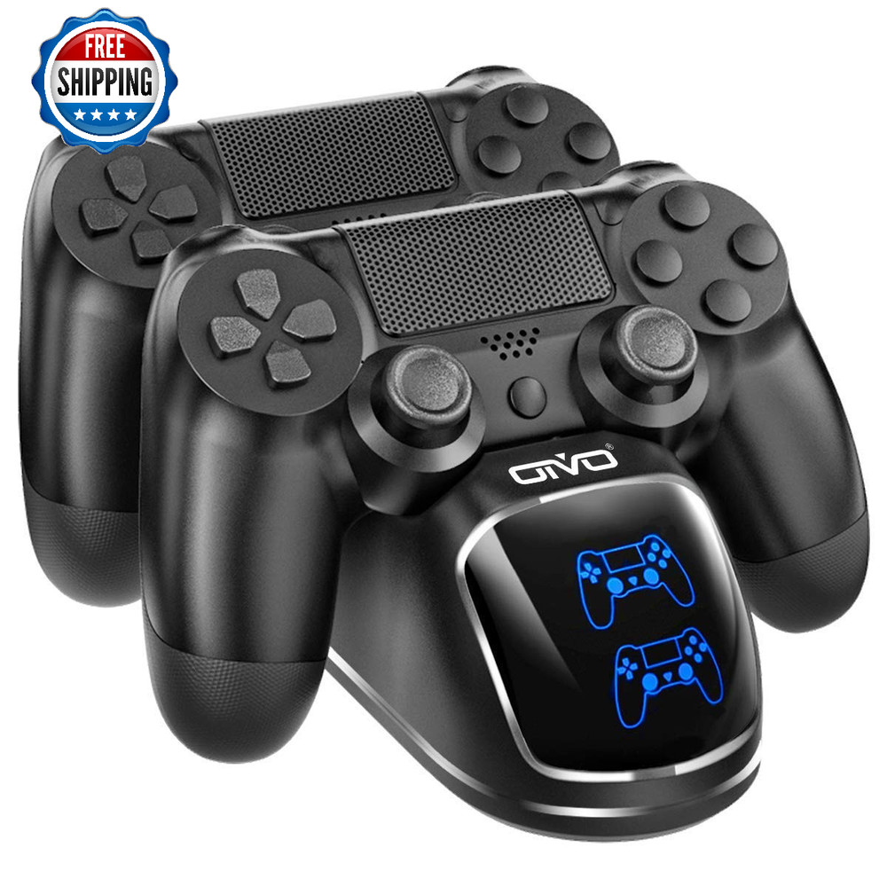 OIVO PS4 Controller Charger Dock Station - Fast Charging & LED Indicator