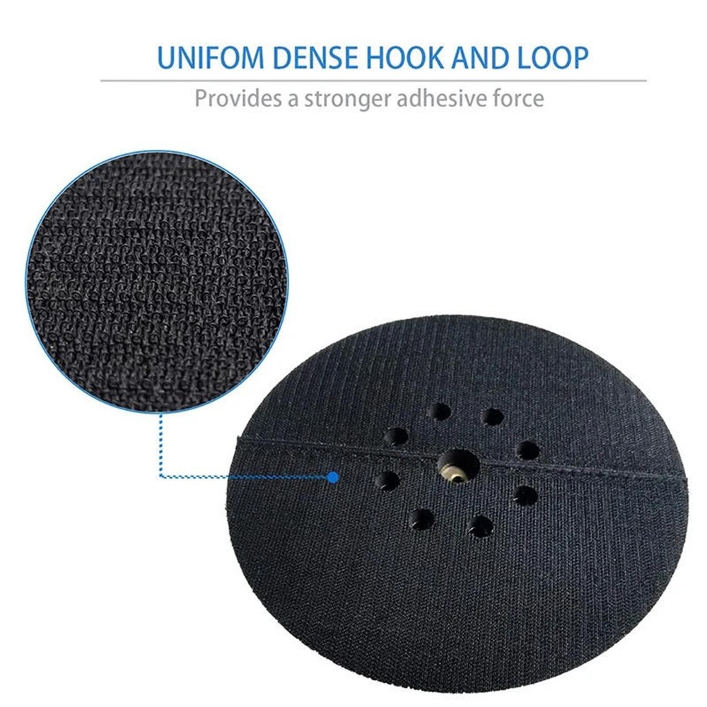 9" 8 Hole Hook & Loop Sanding Backing Pad for Drywall Sander, Replacement Part