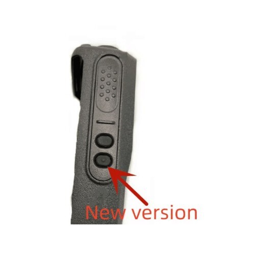 10SET Replacement CP200d Housing Case With Speaker +Mic for CP200D Oval button
