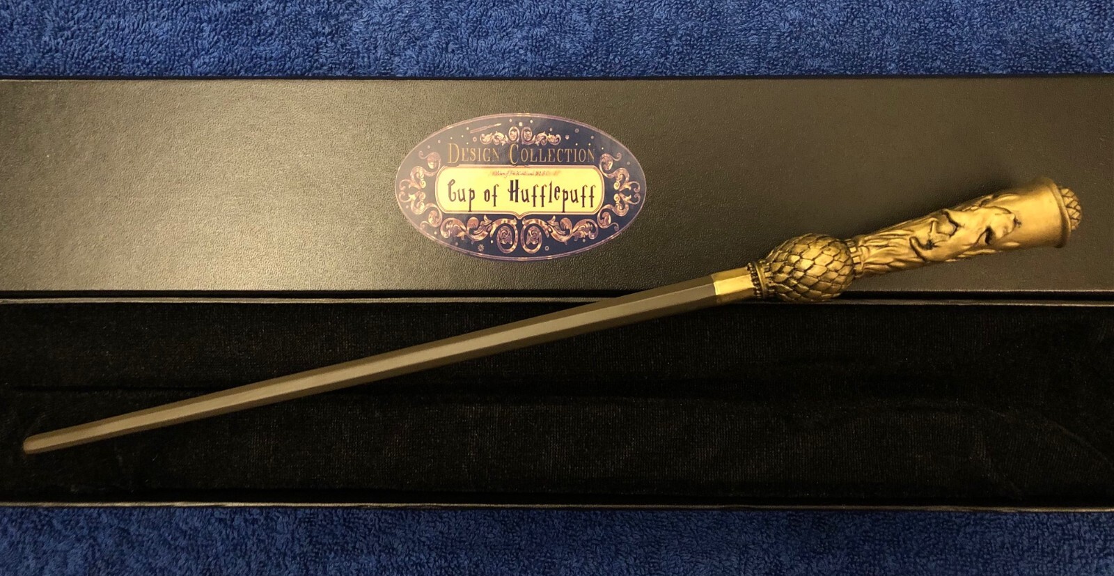 Hufflepuff Cup Wand 14", Harry Potter Design Collection Wizarding World Hogwarts