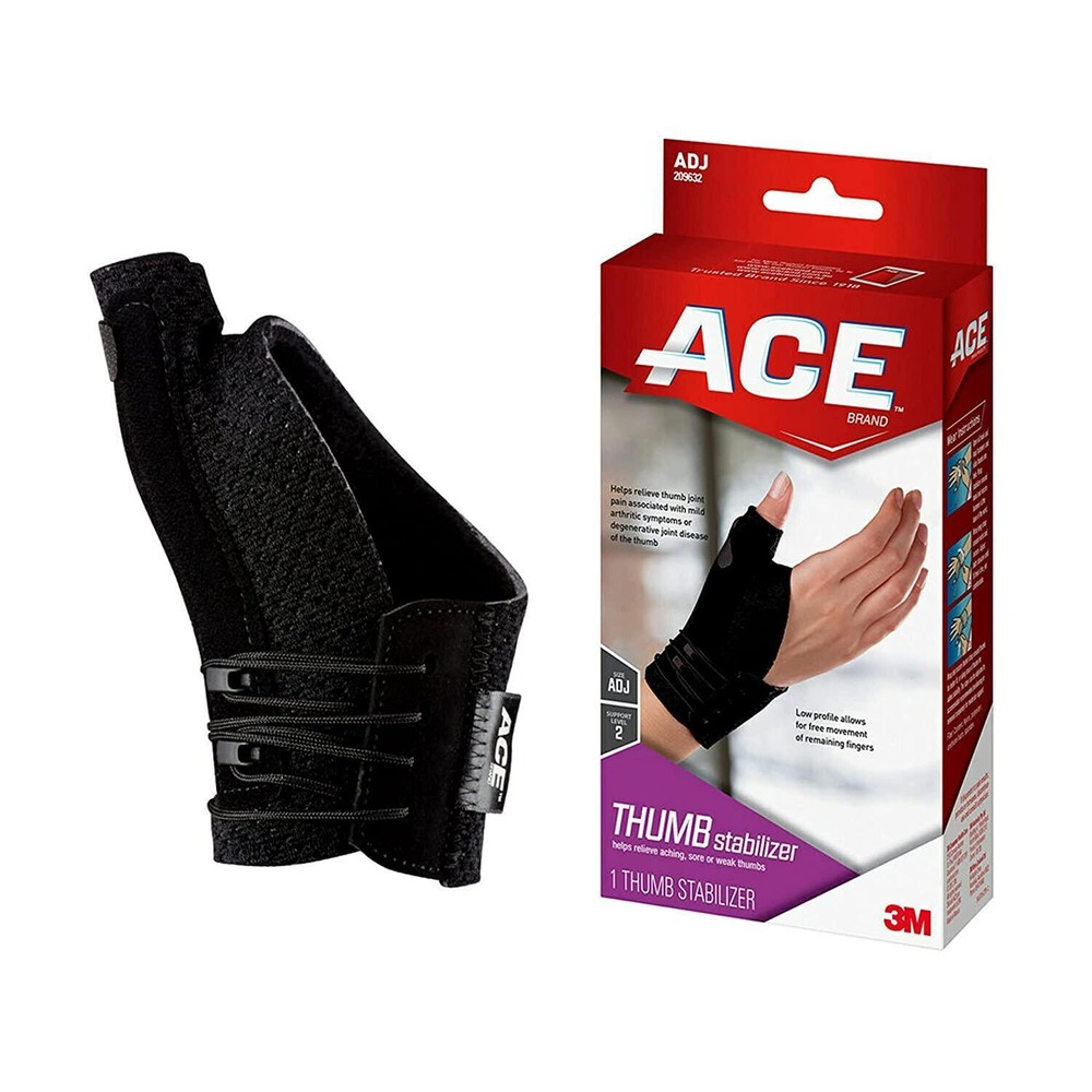 ACE Brand Deluxe Thumb Stabilizer 209632, Adjustable