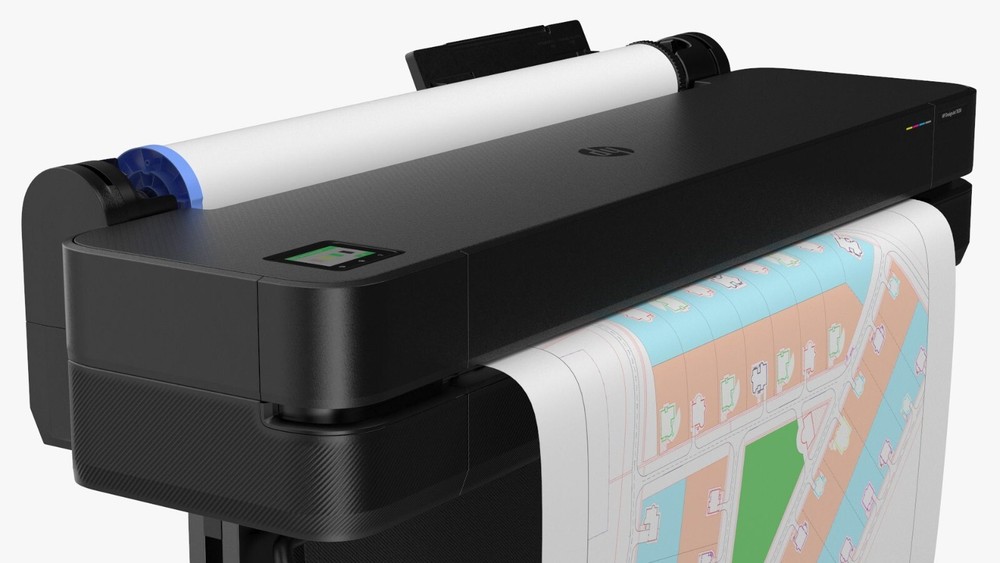 HP DesignJet T630 Wireless Plotter Printer 24" Plans Blueprints Free Support