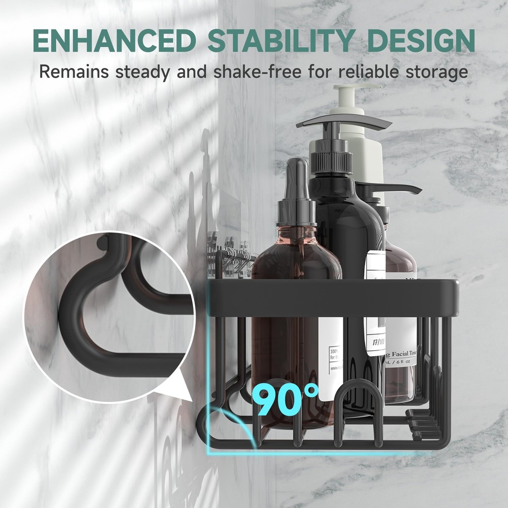 5pack Rustproof & Waterresistant Kitchen Sink Organizer Large Capacity Spice Rac