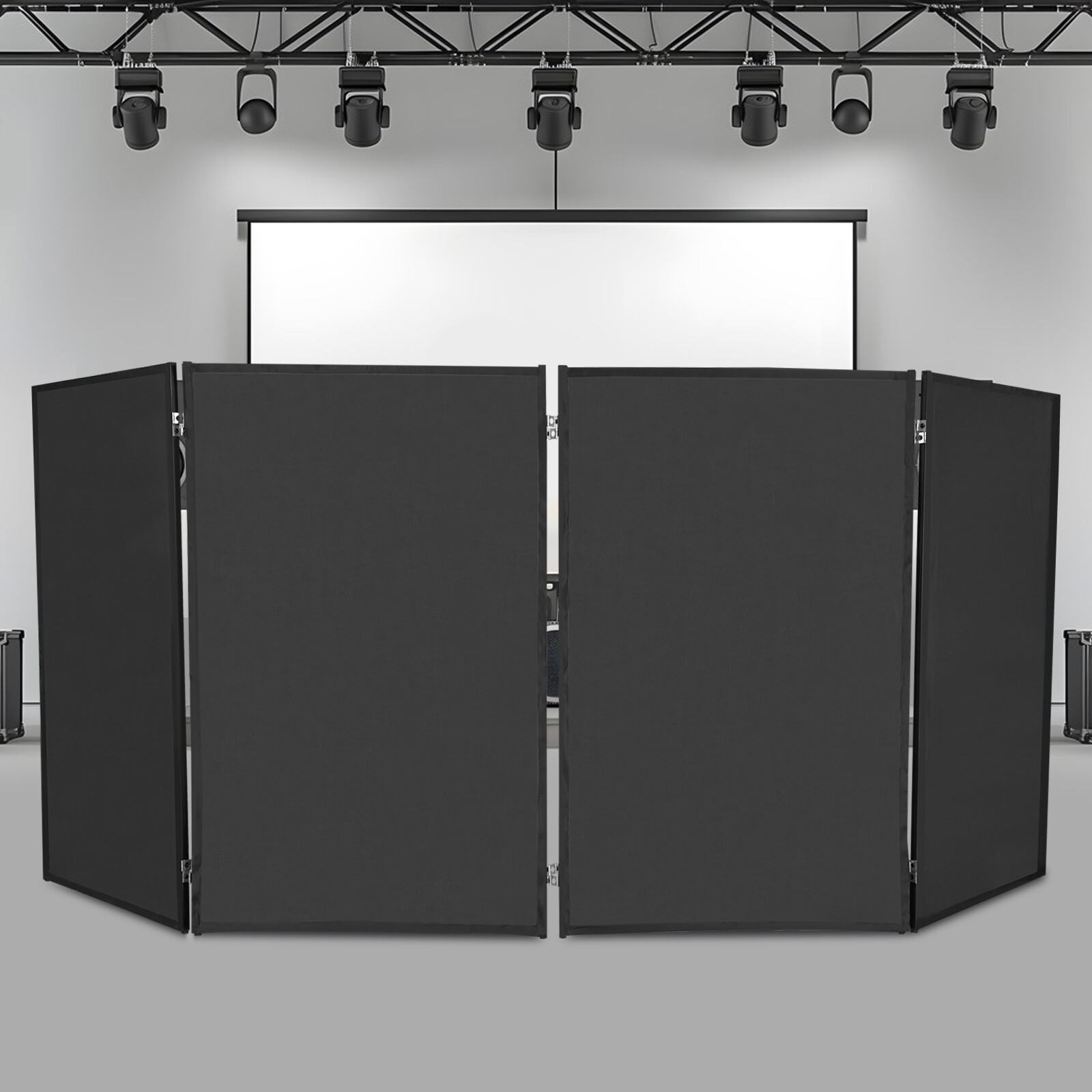 DJ Booth Panels Portable Detachable Cover Screens Foldable Booth Event Panels