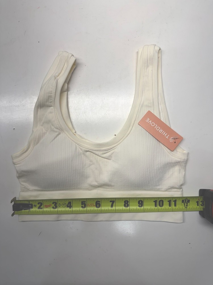 NWT ThirdLove Ivory Bralette S Seamless Pullover Wireless Unlined Lightweight