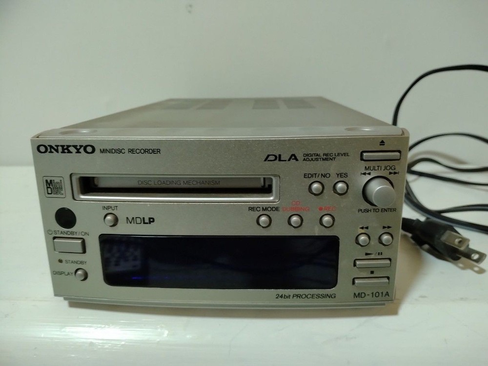ONKYO MD-101A Mini Disc Player Deck Recorder JANK