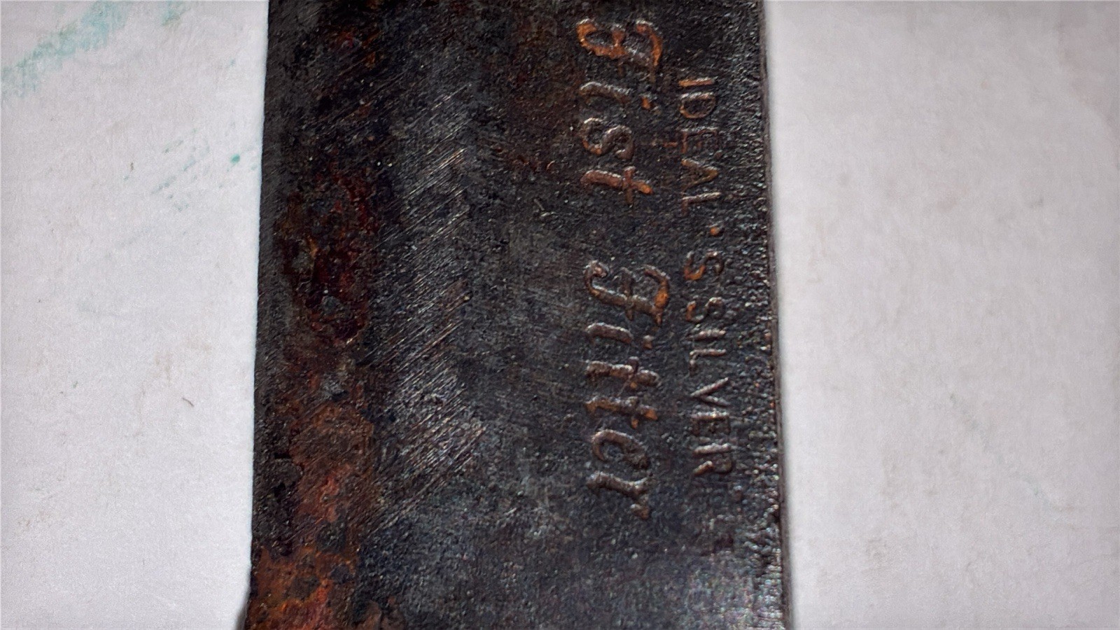 Ideal Products Inc. Ideal’s Silver FIST FITTER Fixed Blade Knife Japan 4" Blade