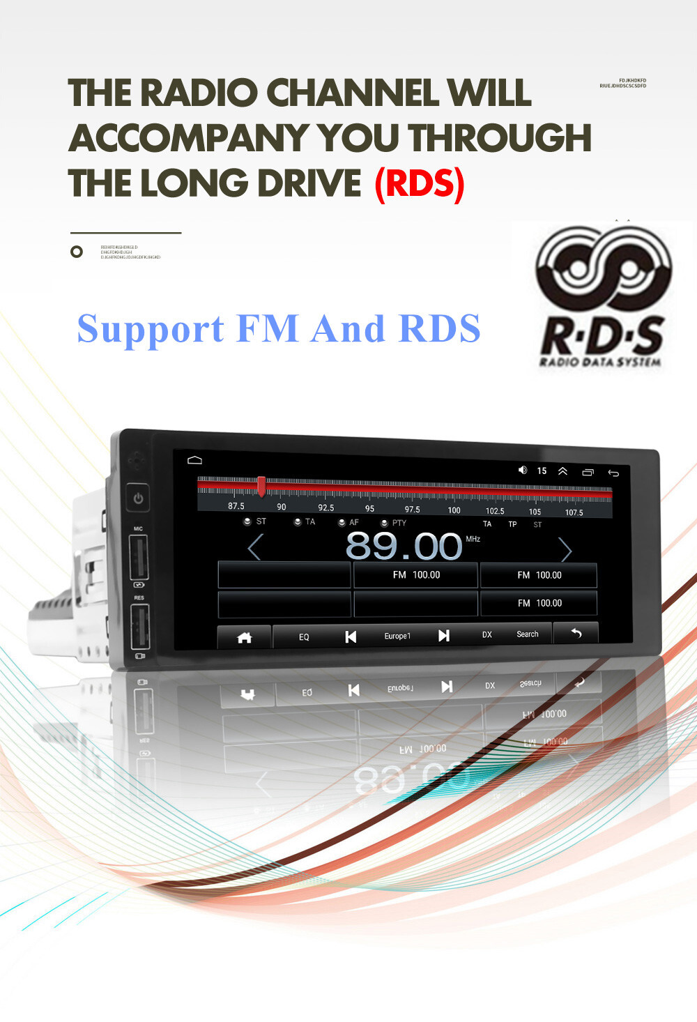 Fit For 1997-2002 Dodge Ram 2500 3500 Car Stereo Radio MP5 Player RDS GPS Wifi