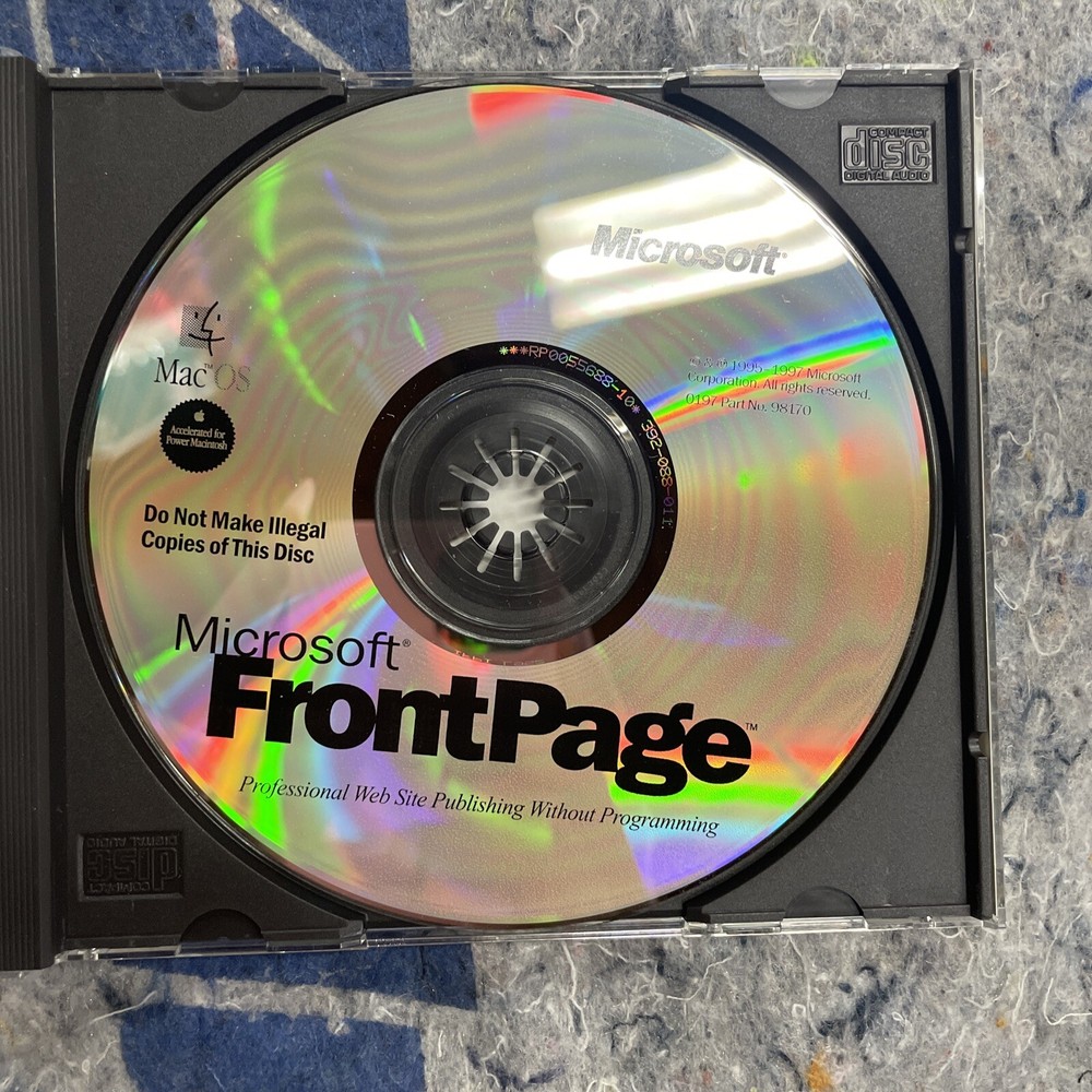 Microsoft Frontpage 1.0 For Macintosh