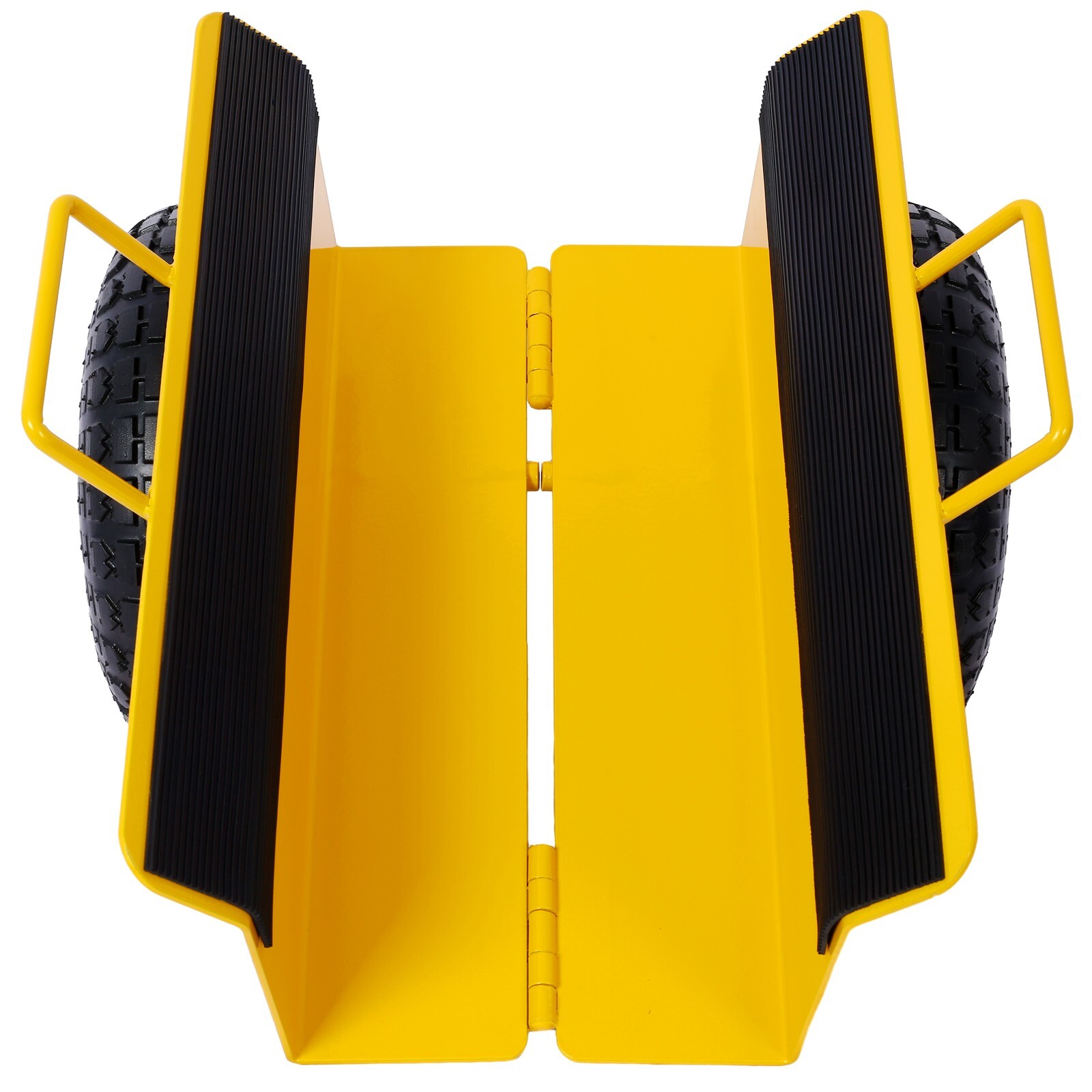 Heavy Duty Panel Dolly Slab Dolly Cart w/ Handle & 10" Peneumatic Tires Wheels