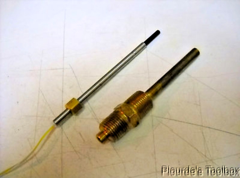 New Minco Type Z 6" Tip Sensitive Duct Temperature Sensor & 3" Well