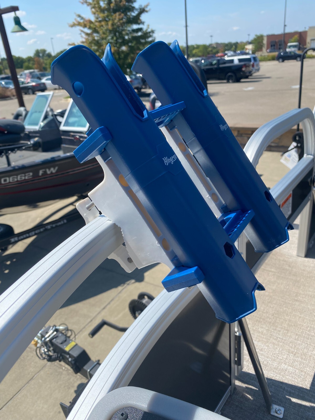 Fishing Rod Holder CLAMP2 Pontoon, ATV, UTV, Golf Cart, SeaDoo Switch, Surf Cart